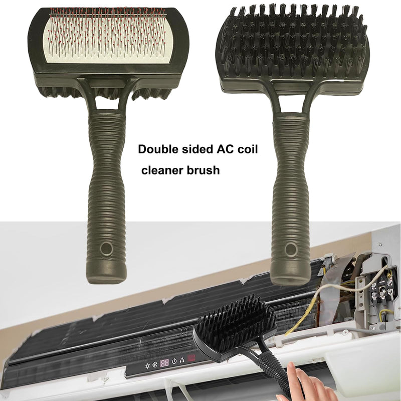 Air Conditioner Fin Cleaning Kit, HVAC Coil Cleaner Set AC Fin Comb Brush