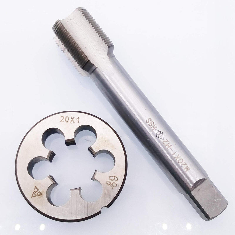 HSS M20 x 1mm Tap and M20 x 1.0mm Die Metric Thread Right Hand