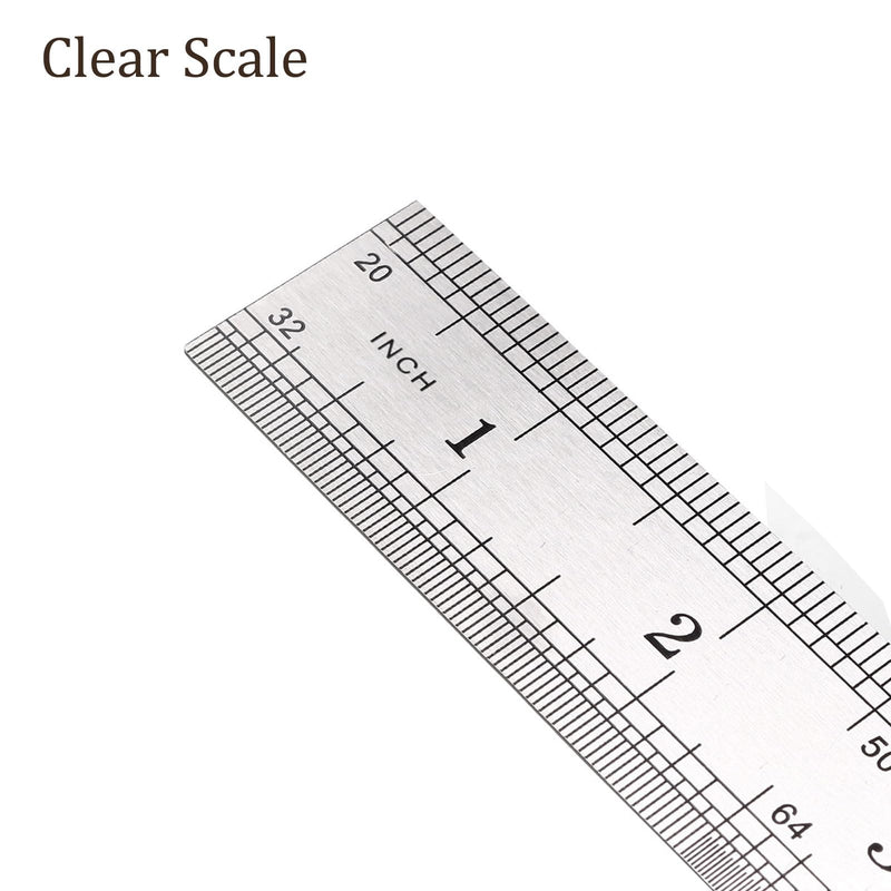 Metal Straight Edge Ruler - [ 60cm 24 Inch Metric ] Stainless Steel Centimeters Rulers for Precision Measuring Use, with Hang-up Hole
