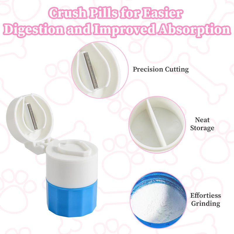 6Pcs Dog Cat Pill Shooter, Feline Pill Pockets Popper Tapeworm Treatment Dewormer Pusher for Cat Dog, Pet Piller Rush Poppers Pet Medicine Feeder for Animals, Gifts for Animals Lover Style 1