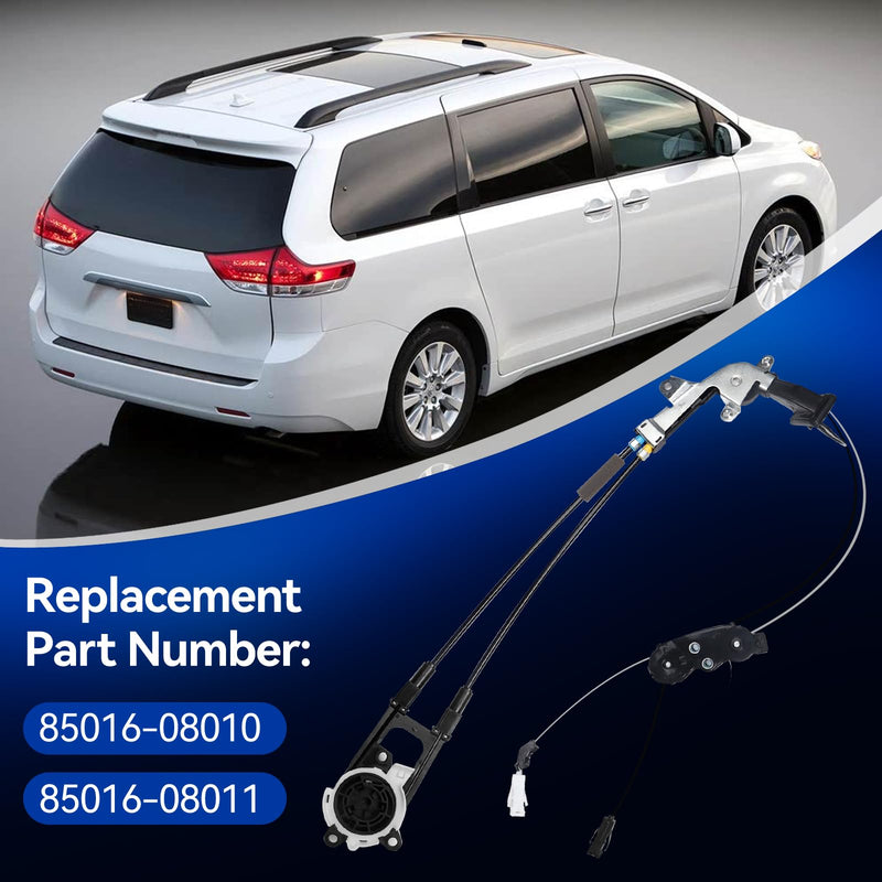 85016-08011 Left Sliding Door Cable, Compatible with Toyota Sienna 2011-2020 - Electric Sliding Door Harness Assembly, Replaces 85016-08010 Linkage Assembly