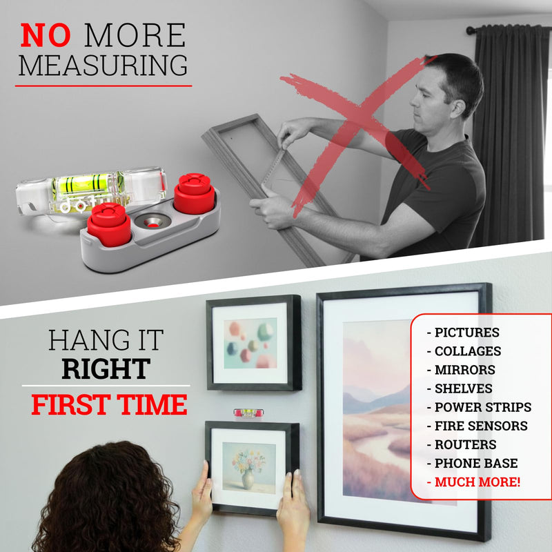 doty & Stud Finder | Picture Hanging Tool for Simple Picture Hanging | Find Wall Studs and Mark Your Drill Holes Quick & Easy doty & Stud Finder Kit