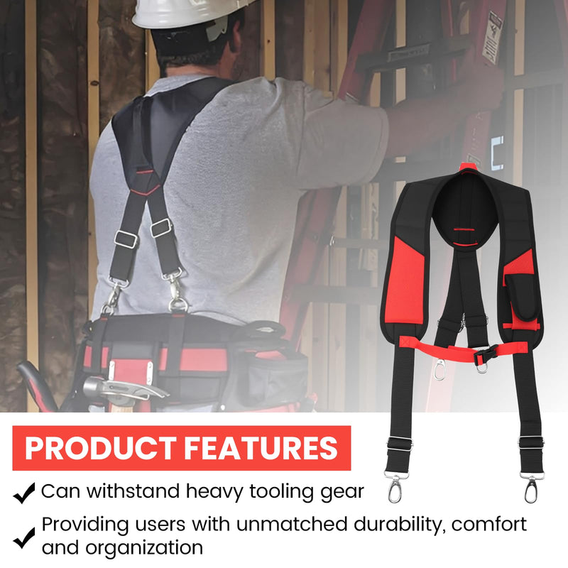 48-22-8145 Padded Rig Replace For Milwau-kee Tool Belt, 48-22-8145 Padded Suspension Rig Use1680 Denier Nylon and All Metal Hardware For Milwau-kee tool bag