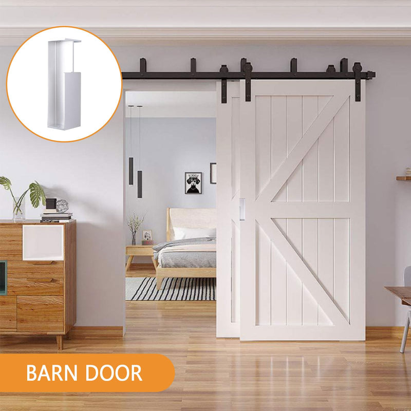 MOROBOR 1 Pcs Pocket Door Handles, Sliding Door Pull Hardware Recessed Finger Flush Pull Closet Door Pulls for Sliding Barn Door Drawer Cupboard Wardrobe(Silver) Silver