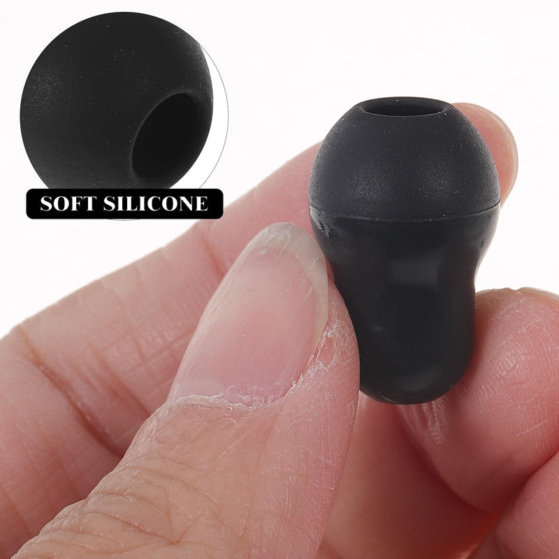 Veemoon 10 Pack Silicone Stethoscope Ear Tips Soft Replacement Ear Pieces for Most Stethoscope Brands Comfortable Plugs for Hospital and Clinic Use