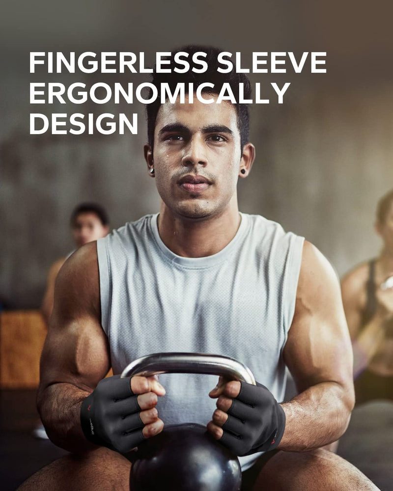 BraceBull Arthritis Gloves (1 Pair), Copper Infused Fingerless Compression Gloves, RSI and Relieve Hand Pain for Women & Men Medium