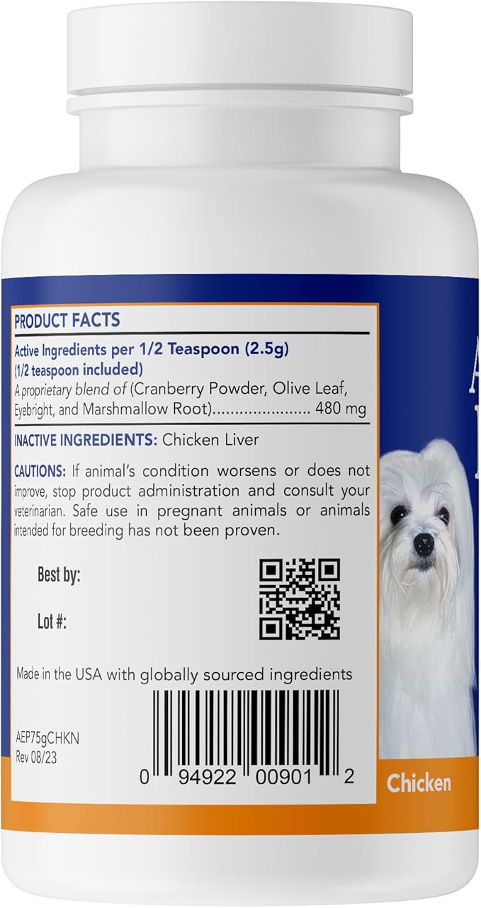 Angels' Eyes PLUS Tear Stain Prevention Powder for Dogs and Cats - 45 gram - Chicken Formula - NewNest Australia