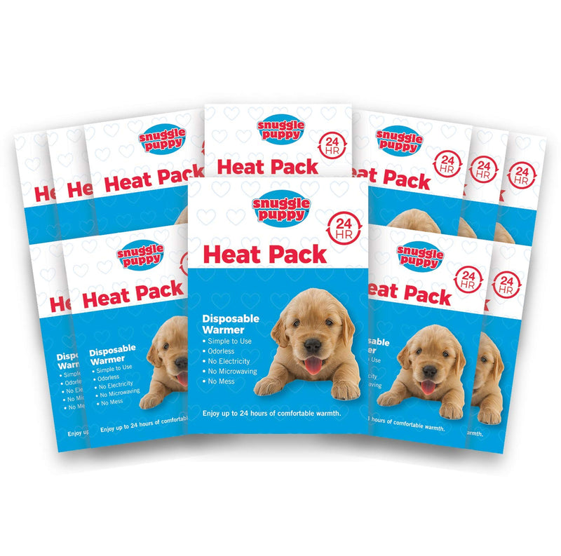 SmartPetLove Snuggle Puppy - Extra Heat Pack Bundle - Comes with Snuggle Puppy and Extra 12-Pack of Heat Packs for Pets - PawsPlanet Australia