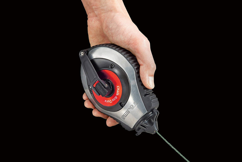 Tajima CR401S Chalk-Rite Dura Reel and Premium Braided Line with Fast-Rewind System, 1 mm x 30 m