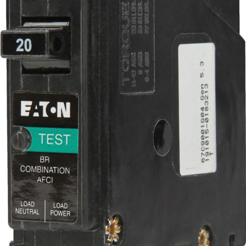 BRP115AF Eaton 15 amps Combination AFCI Single Pole Circuit Breaker, Black