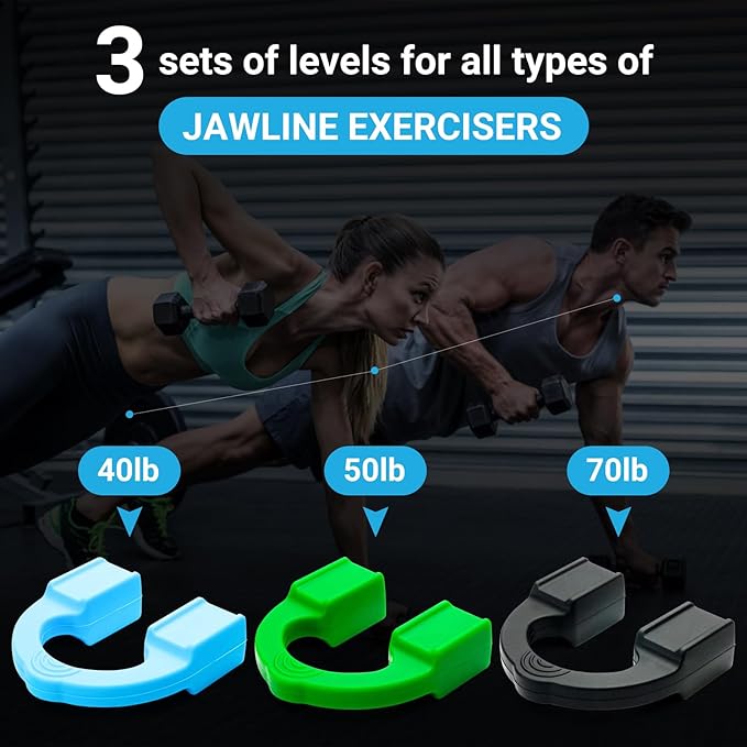 Joe Line Exerciser by Tilcare - Face Slim Carving Jaw Line - Jaw Exerciser for Men and Women - Elite Level 32kg - NewNest Australia