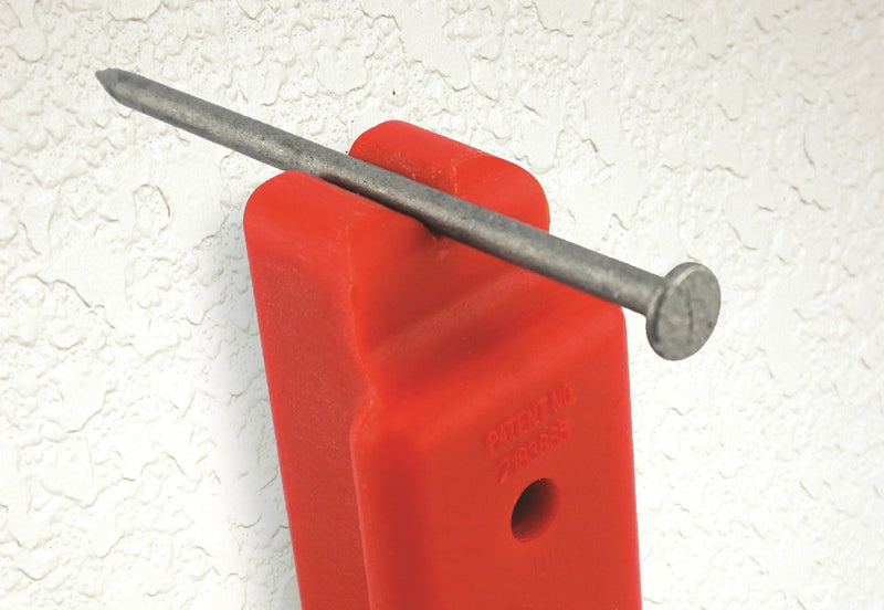 Master Magnetics Magnetic Stud Magnet Finder with Shield - Drywall Screw and Nail Locator, Red, 07612 1 Count (Pack of 1)