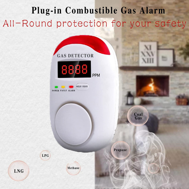 Natural Gas Detector Plug-in Propane Gas Detector for Home & RV Gas Leak Detector for LNG, LPG, Methane. 1