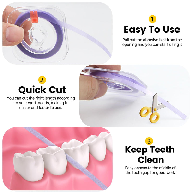 Dental Polishing Strips 3-Variant Set for Personalized Care