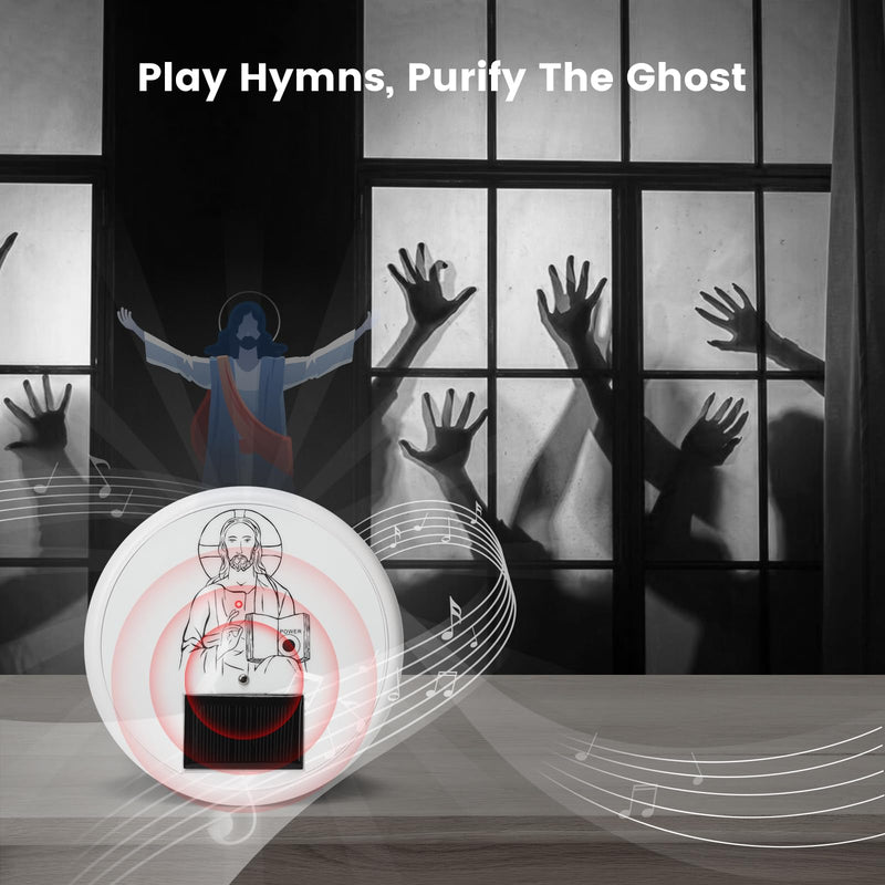 Ghost Hunting Equipment, Briidea Solar Paranormal Detection Kit Music Box, Plays Hymns to Soothe Spirits and Purify the Environment Upon Detecting Ghosts