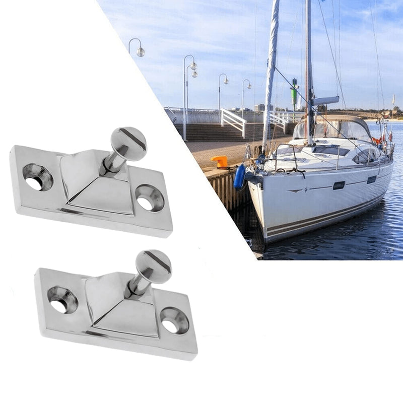 2Pcs Marine Stainless Steel Boat Deck Hinges Side Mount ，Bimini Top Fitting Hardware for Marine Canopy Tops