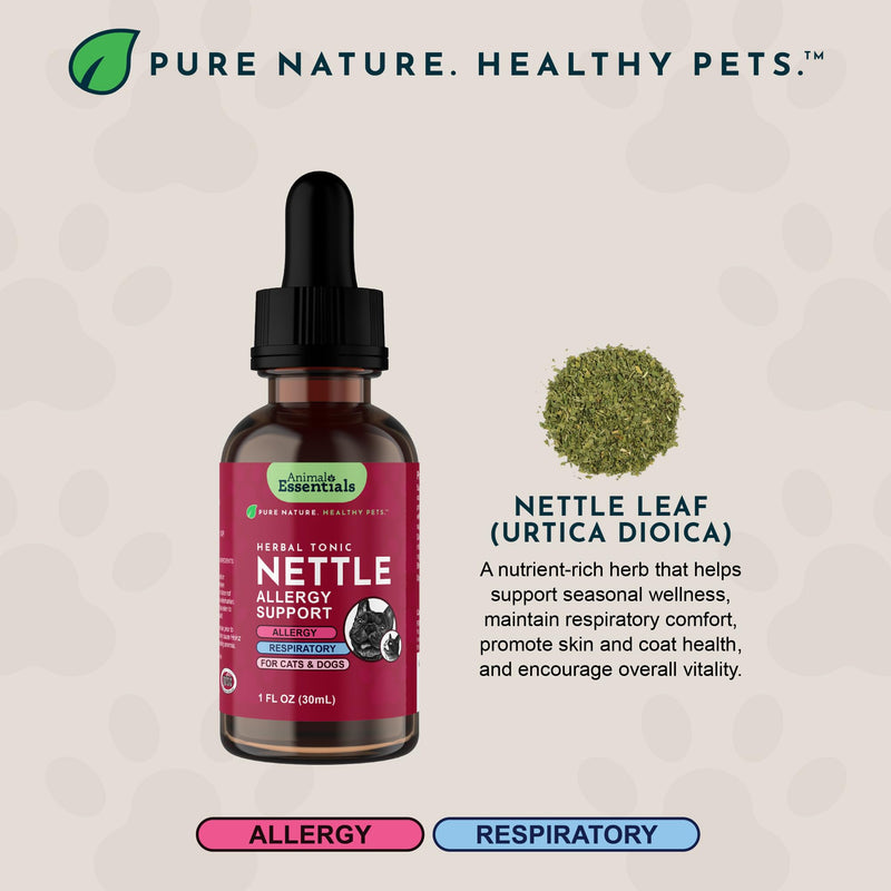 Animal Essentials Nettle Herbal Extract 1 fl oz Bottle