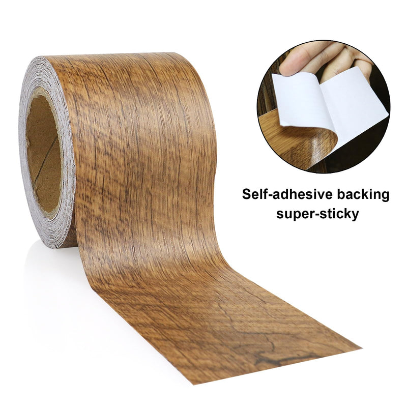 OMEI Pack Wood Grain Repair Tape in Begonia Wood 2inch X 33ft,Self Adhesive Repair Patch for Furniture, Floors, Cabinets, Windows, Doors, RV, Home Decor and DIY Projects,1 Roll