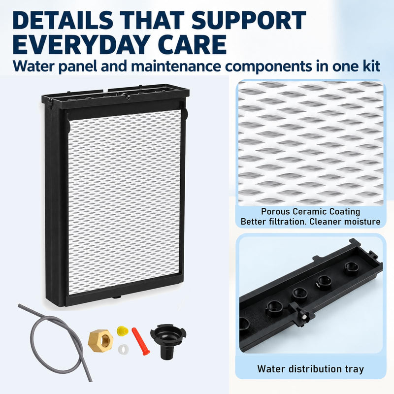 Humidifier Maintenance Kit 4839 – No.35 Water Panel Replacement Filter for Aprilaire Whole Home Humidifiers – Fits Models 600, 600A, 600M