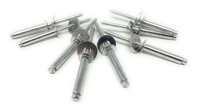 Metal Magery Aluminum Backup POP Rivet Washers for 3/16" Diameter Rivets, Pack of 250