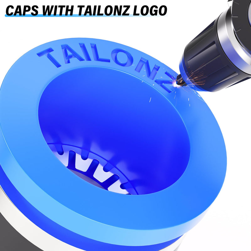 TAILONZ PNEUMATIC 60 pcs Straight Push Connectors Plastic Quick Release Connectors Air Line Fittings for 1/8 5/32 1/4 5/16 3/8 1/2Tube (2 Way) 1/8"/5/32"/1/4"/5/16"/3/8"/1/2"OD