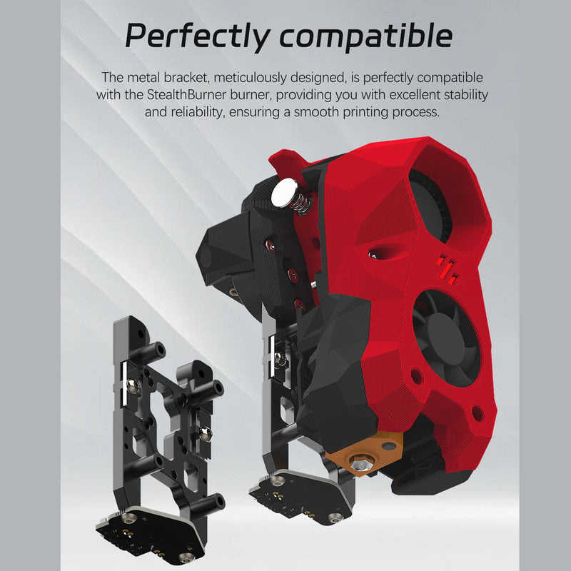 Metal Bracket Kit 3D Printer with Strong Stability Accurate Dimension High Heat Aluminum Alloy CNC Parts for 2.4 Compatible with Stealthburner
