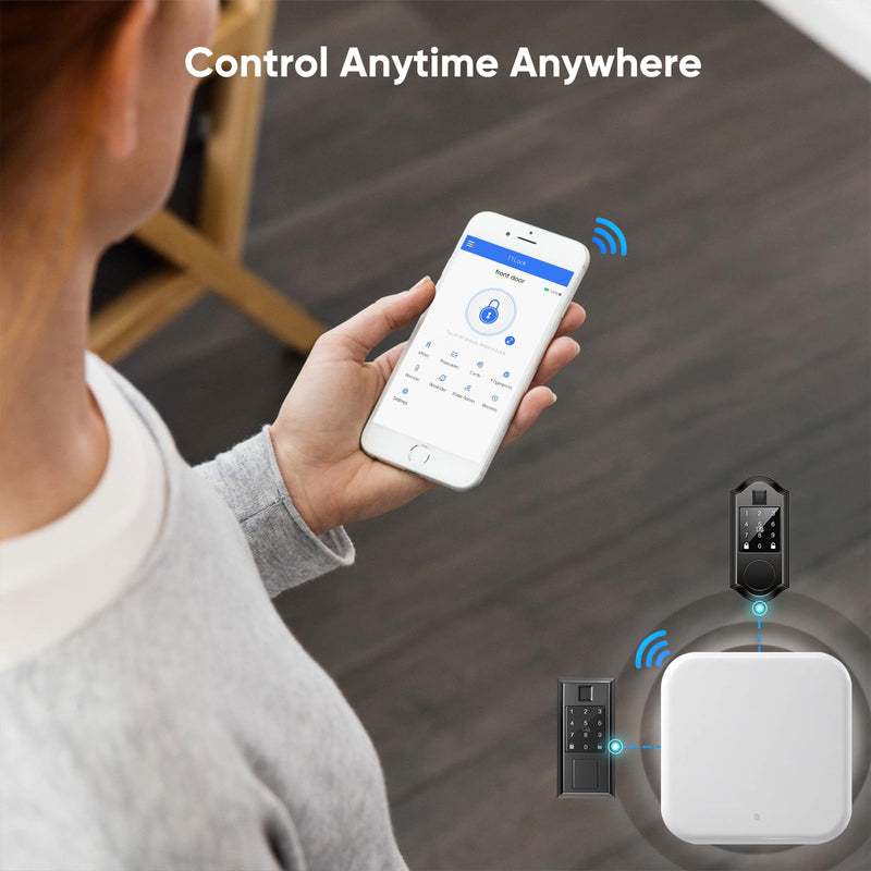 G2 Gateway, WiFi Gateway for Smart Door Lock, Compatible with TTLock APP for Remote/Voice Control Smart Lock, White