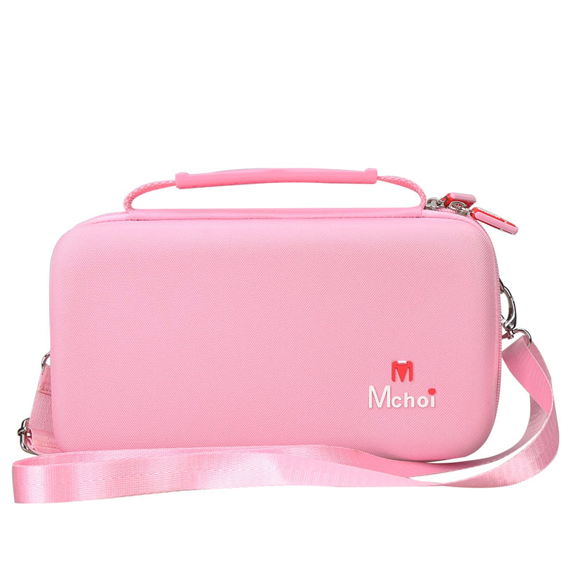 Mchoi Stethoscope Case with Grooved, Suitable for 3M Littmann Classic III Stethoscope, Extra Room for Medical Bandage, Scissors and LED Penlight, Pink, Case Only