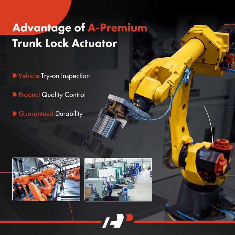 A-Premium Trunk Latch Lock Actuator Compatible with Cadillac Escalade Buick Encore Chevrolet Suburban Tahoe Trax Sonic Bolt EV GMC Yukon, Rear Tailgate Lock, 3-PIN Manual Liftgate Actuator, # 13515944