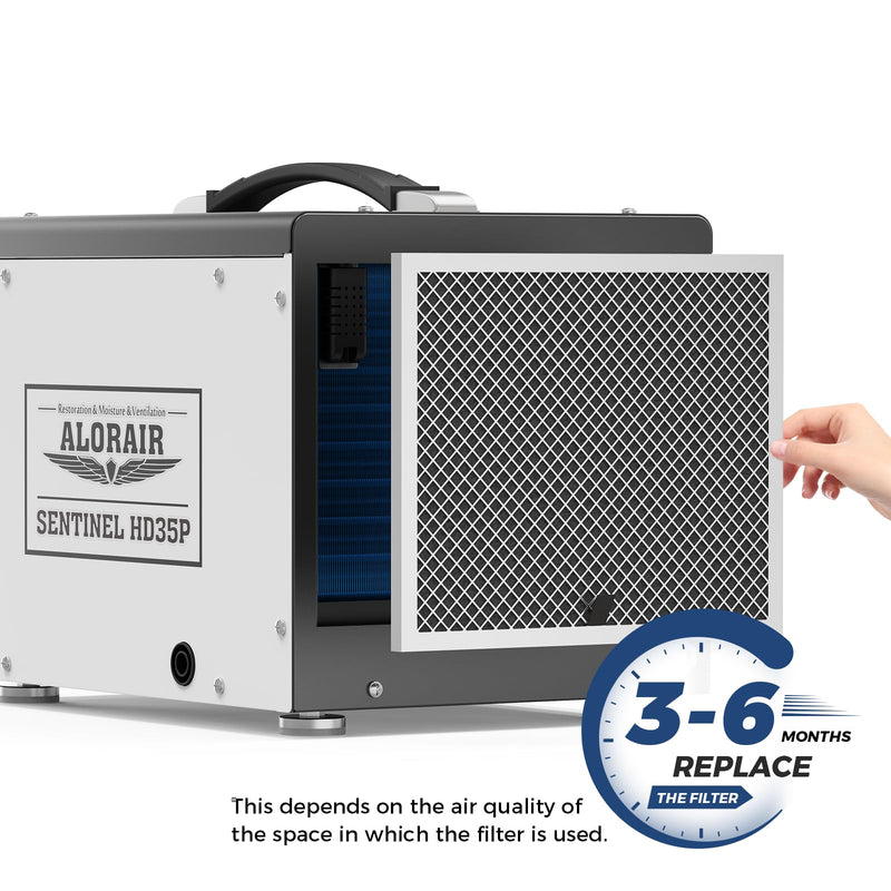 ALORAIR MERV-1 Filter for Sentinel HD35P, Sentinel HS35 Crawlspace Dehumidifiers, 1 Pack
