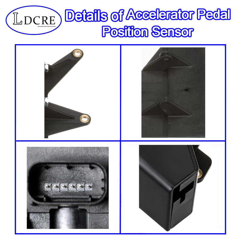 53032456AE Accelerator Pedal Position Sensor Fit for Dodge Ram 1500 2500 3500 5.7L HEMI & 5.9L Cummins Diesel 2003-2004 | APPS Replace 53032456AC, 53032455AD, TH456