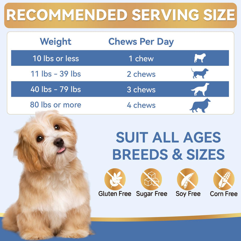 Flea and Tick Prevention for Dogs, 200 Soft Chews for Dog Fleas Ticks Treatment, Natural Dogs Oral Flea Chewables Support Supplement, Flea and Tick Chews for All Breeds & Sizes