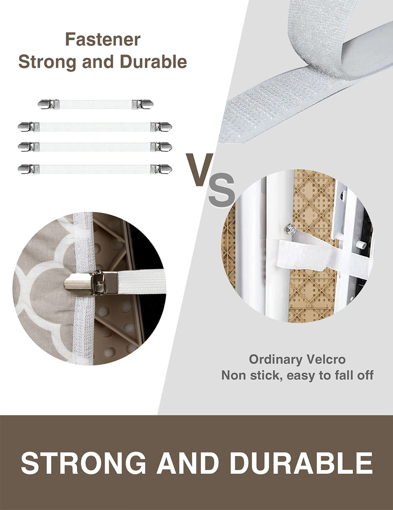 Extra Thick Ironing Board Cover and Pad, Resist Scorching and Staining, 15x54 Reflective Silicone Ironing Board Cover, Elastic Edges, 4 Fasteners, Protective Scorch Mesh Cloth 15"X54" Cotton