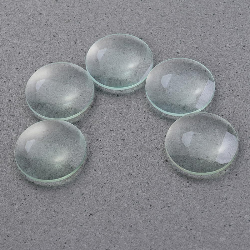 Concave Lens Set, Premium Optical Glass Double Convex and Concave Lens Set, 30mm Diameter, 3 Double Convex, 6 Piece Set Size 2x6pcs As Shownx6pcs