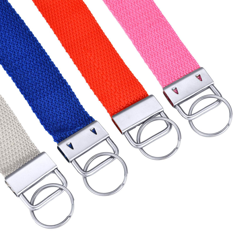 42Sets 1" Key Fob Hardware - 3 Colors 1" Key Fob Key-chain Perfect with 1Pcs Key Fob Glass Running Pliers for Key Fob Wristlets Install