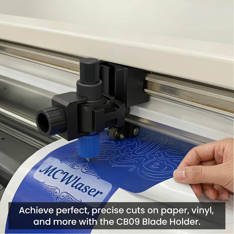 CB09 CB09U Blade Holder for Graphtec Cutter Plotter, Compatible with 30° 45° 60° Blades for Desktop Plotters (Blade Holder Only, No Blades) CB09