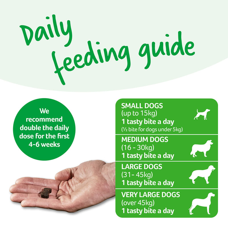 Lintbells | YuMOVE ONE-A-DAY Small Chewies For Dogs | Hip and Joint Supplement for Stiff Dogs | 30 Chews - 1 Month supply Small Dog - PawsPlanet Australia