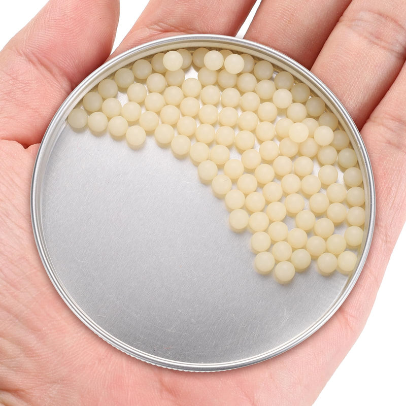 uxcell 100pcs Nylon Bearing Balls 5mm Solid Plastic Balls, Precision Mini Nylon Balls