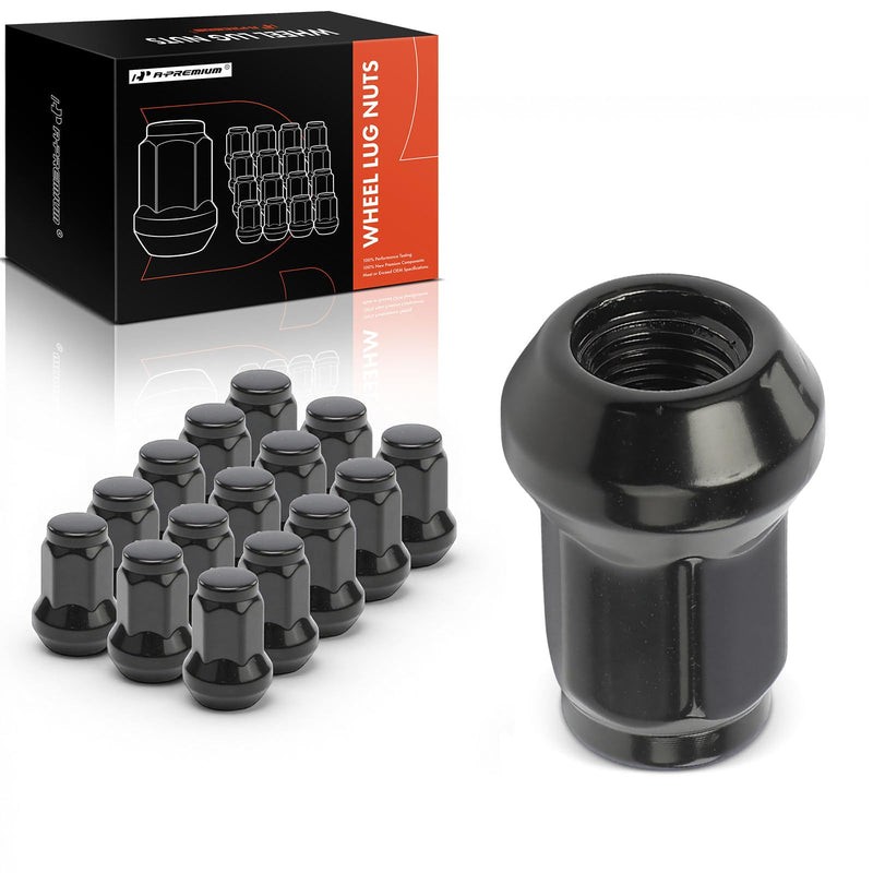 A-Premium 16-PC 3/8"-24 Wheel Lug Nuts Compatible with Polaris ATV Models 1985-2023 - RZR 4 XP 900, Ranger Crew 570, Sportsman 450, Trail Boss 330, Xplorer 300, Magnum, Scrambler & More, Front & Rear
