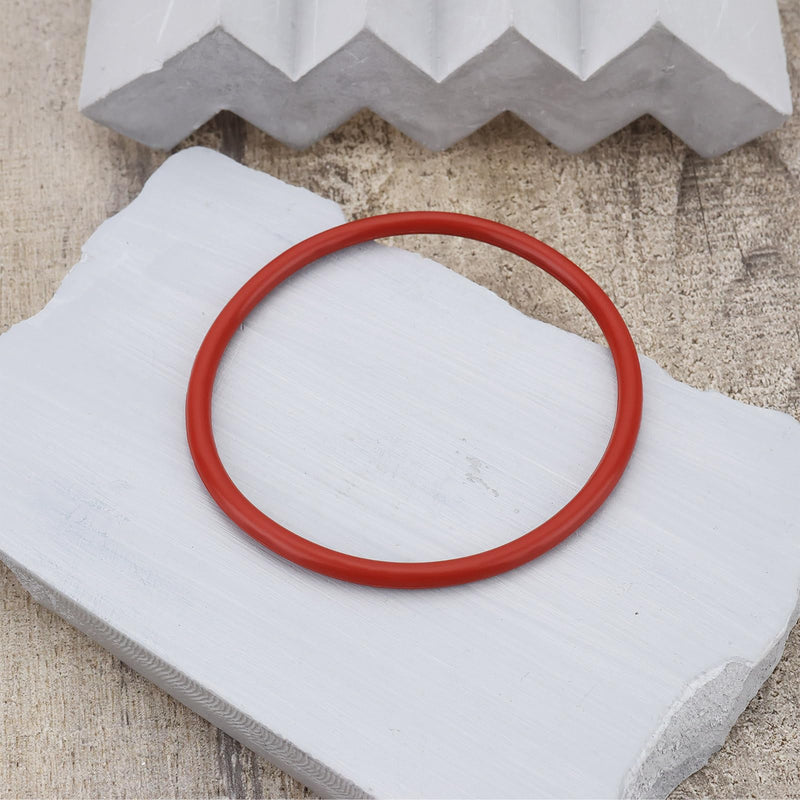 eMagTech 5Pcs O-Ring Belt Drill Press Replacement Compact Drill Belt for Mini Bench Drill 76x68x4mm Red Vulcanized Polyurethane Rubber