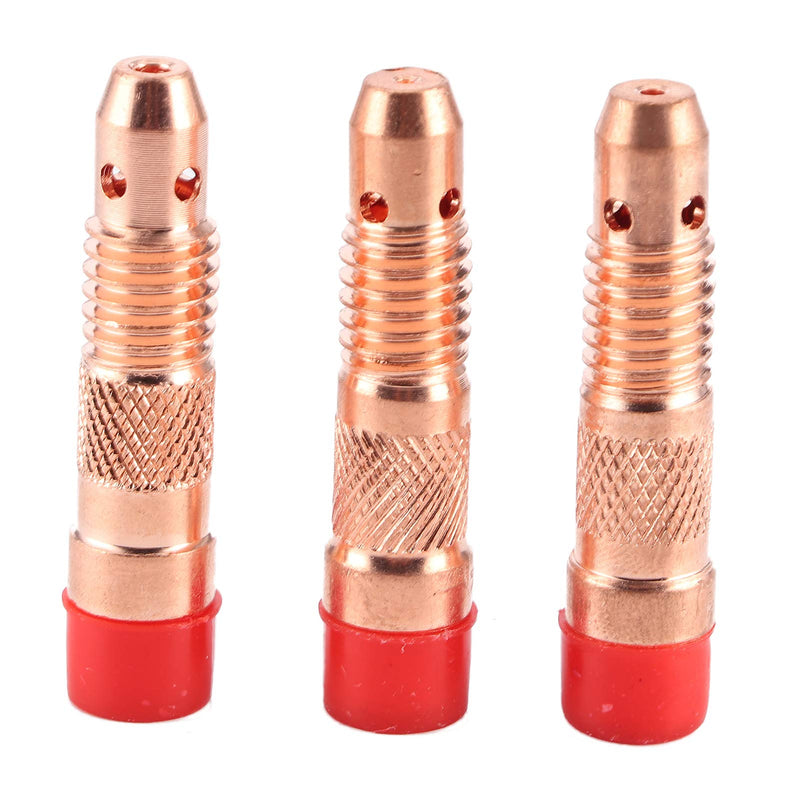 Akozon Welding Gun Accessory Kit 17Pcs Welding Nozzle Welder Tip with Tungsten Wire for Torch 17/18/26