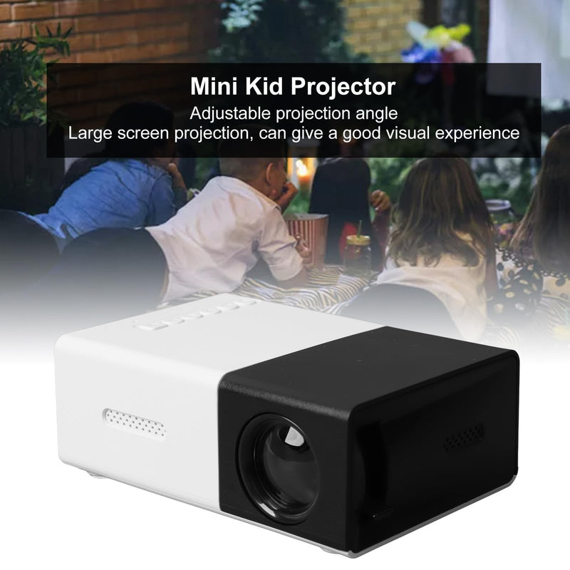 Mini Projector proyector 1080P HD Mini Kid Projector Black White proyector for Videos Projectors