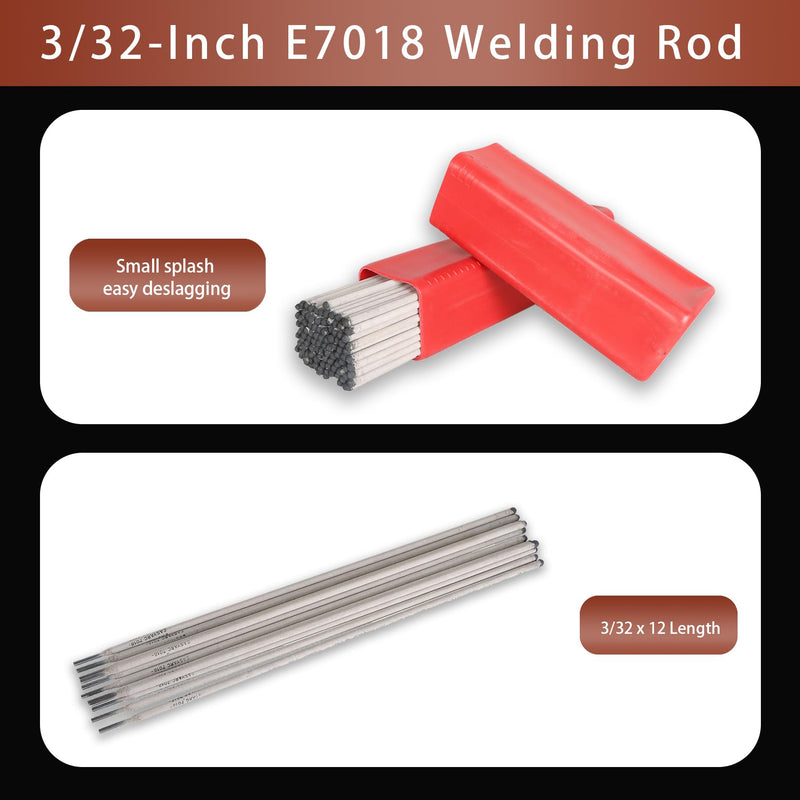 10 Lbs 3/32-Inch E7018 Welding Rod Arc Welding Rods Carbon Steel Electrode