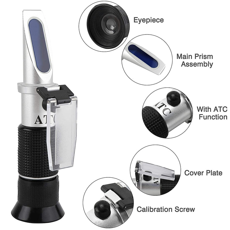 Toolly DEF Refractometer for Measuring Diesel Exhaust Fluid Concentration of Diesel Engines, Urea Ablue AUS32 Concentraction Measuring Tool, with ATC Function - NewNest Australia