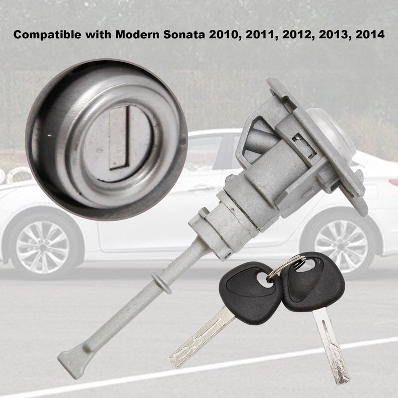 Saihisday 81970-3SA00 Door Lock Cylinder Driver Side Front Left Cylinder Lock 2pcs Keys Replacement for Hyundai Sonata 2009-2014, Sonata Hybrid 2011-2015, Replaces 81250-3SA00 819703SA00