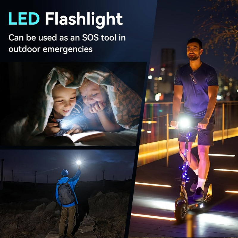25000MAh Portable Waist Fan, 100 Speeds 34000RPM Strong Airflow, Belt Fan with up to 145H of Working Time, Flashlight,Rechargeable Wearable Personal Fans for Outdoor 25000mAh Black