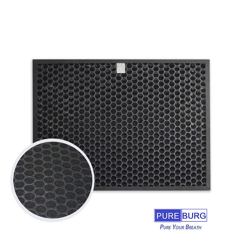 PUREBURG Filter Pack Compatible with Rabbitair BioGS BioGP Air Purifiers