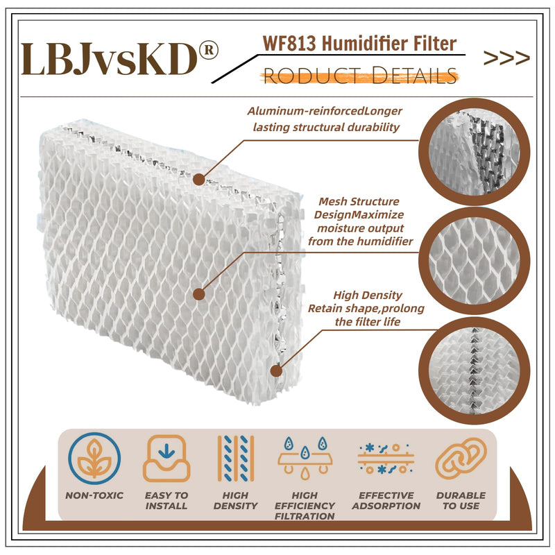 Replaces for Equate Humidifier Filters Replacement WF813 (6-PK)