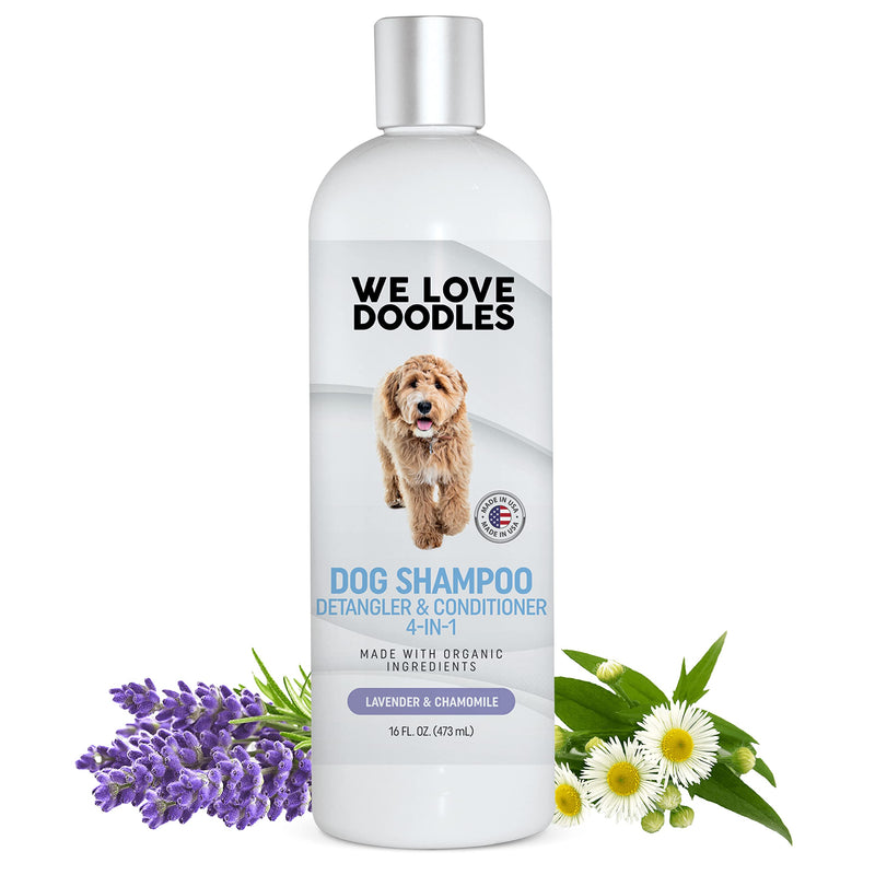 We Love Doodles Grooming Kit - Large Slicker Brush & Shampoo for Goldendoodles - PawsPlanet Australia
