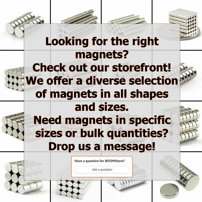 aElement Round Flat Disc Magnets 38x116 - Magnetic Sticker Crafts Scrapbook Fastener Office Holder Circular Thin 10x1.5mm Magnet Disk (50 Pack)